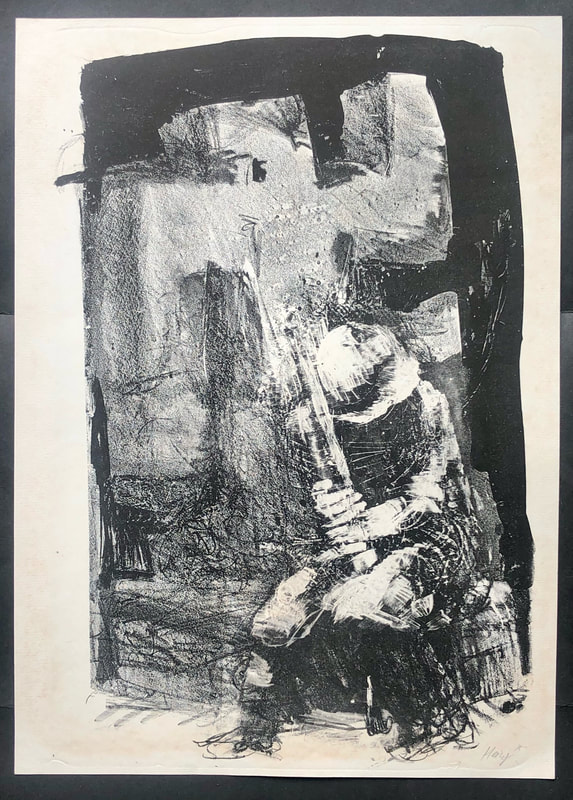 B. Heisig, unterm Hakenkreuz, weitere Fassung, 70x50 cm, 1976, 450,-